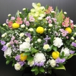 京都府福知山市駅前花吉の花　御供え